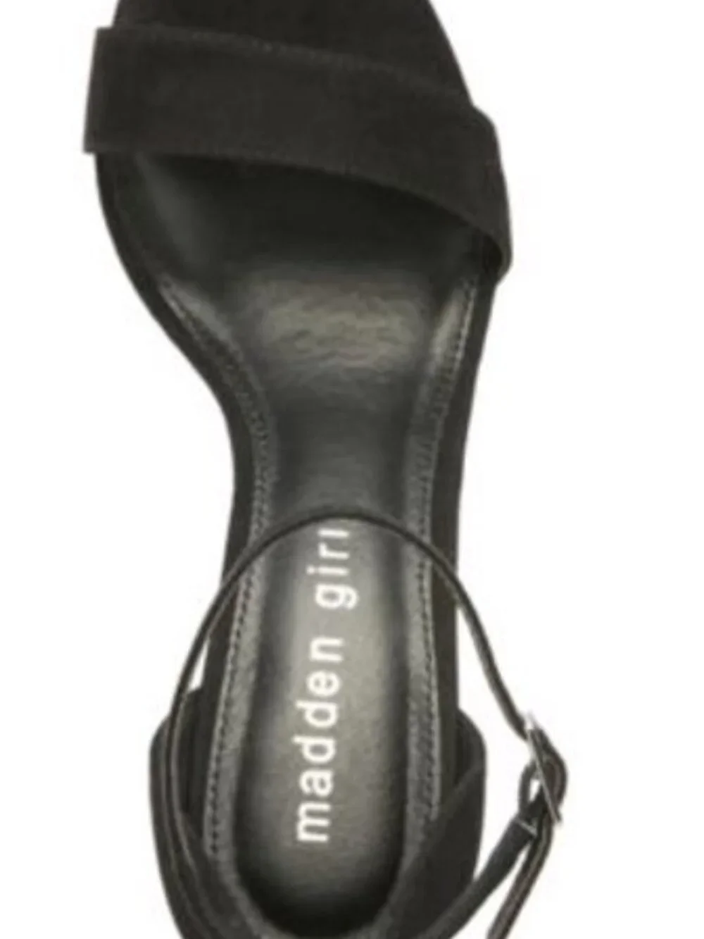 MADDEN GIRL Dress Wedge Heel BLACK 8.5 Fabulous ALMOST LIKE NEW SHOES